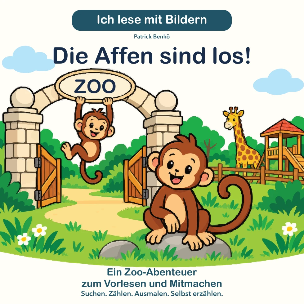 Die Affen sind los! – Deutsch, Cover
