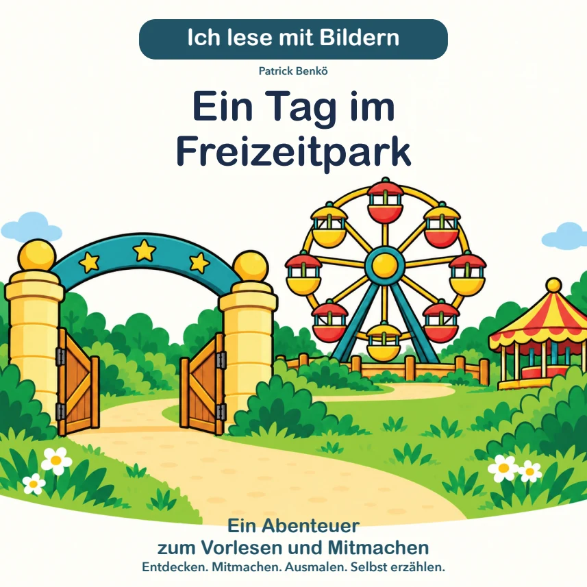 Ein Tag im Freizeitpark – Deutsch, Cover