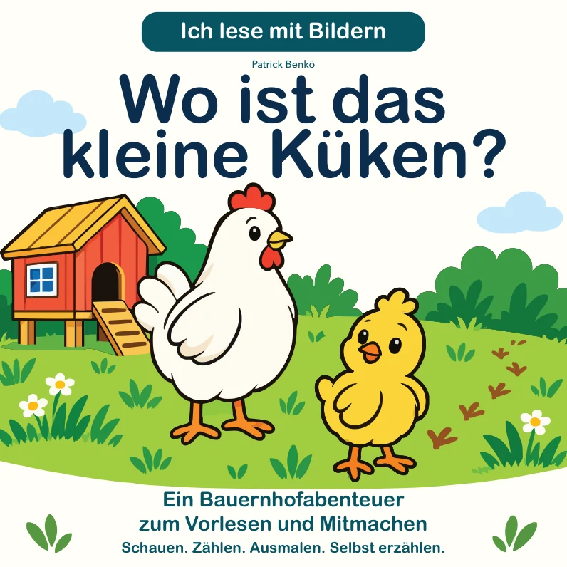 Wo ist das kleine Küken? – Deutsch, Cover